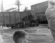 B&O terminal wreck, 1957